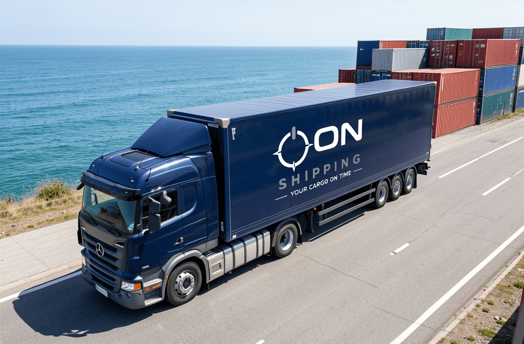 ON Shipping truck